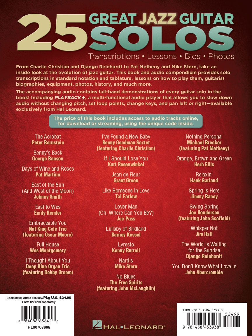 25 Great Jazz Guitar Solos