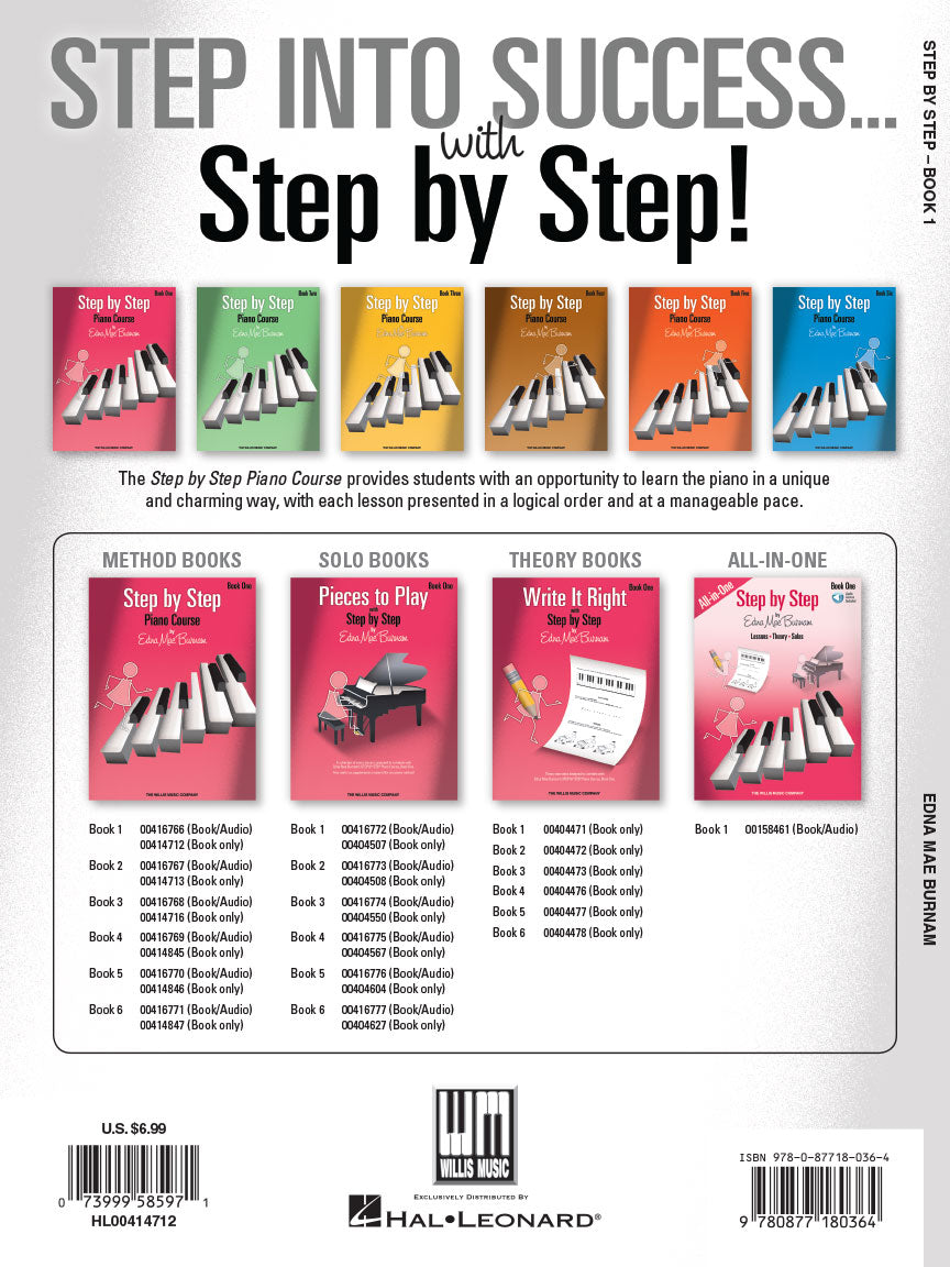 Burnam Step by Step Piano Course Book 1