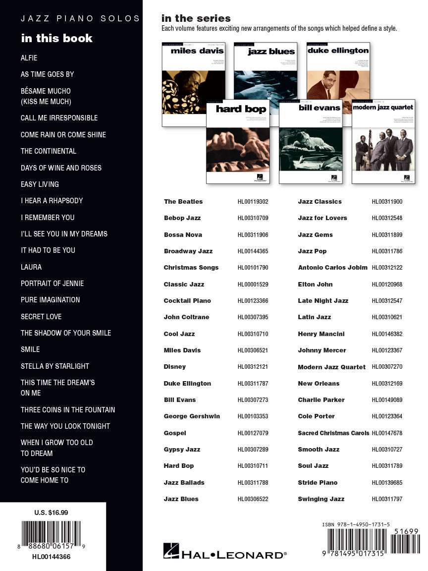 Silver Screen Jazz - Jazz Piano Solos Series Vol. 37