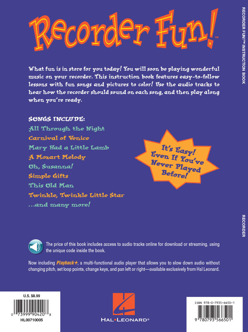 Recorder Fun! - Teach Yourself the Easy Way