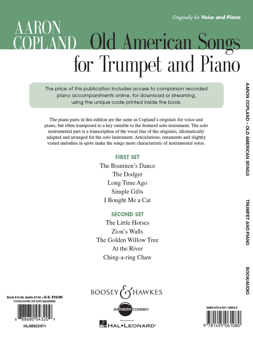 Copland: Old American Songs - Trumpet