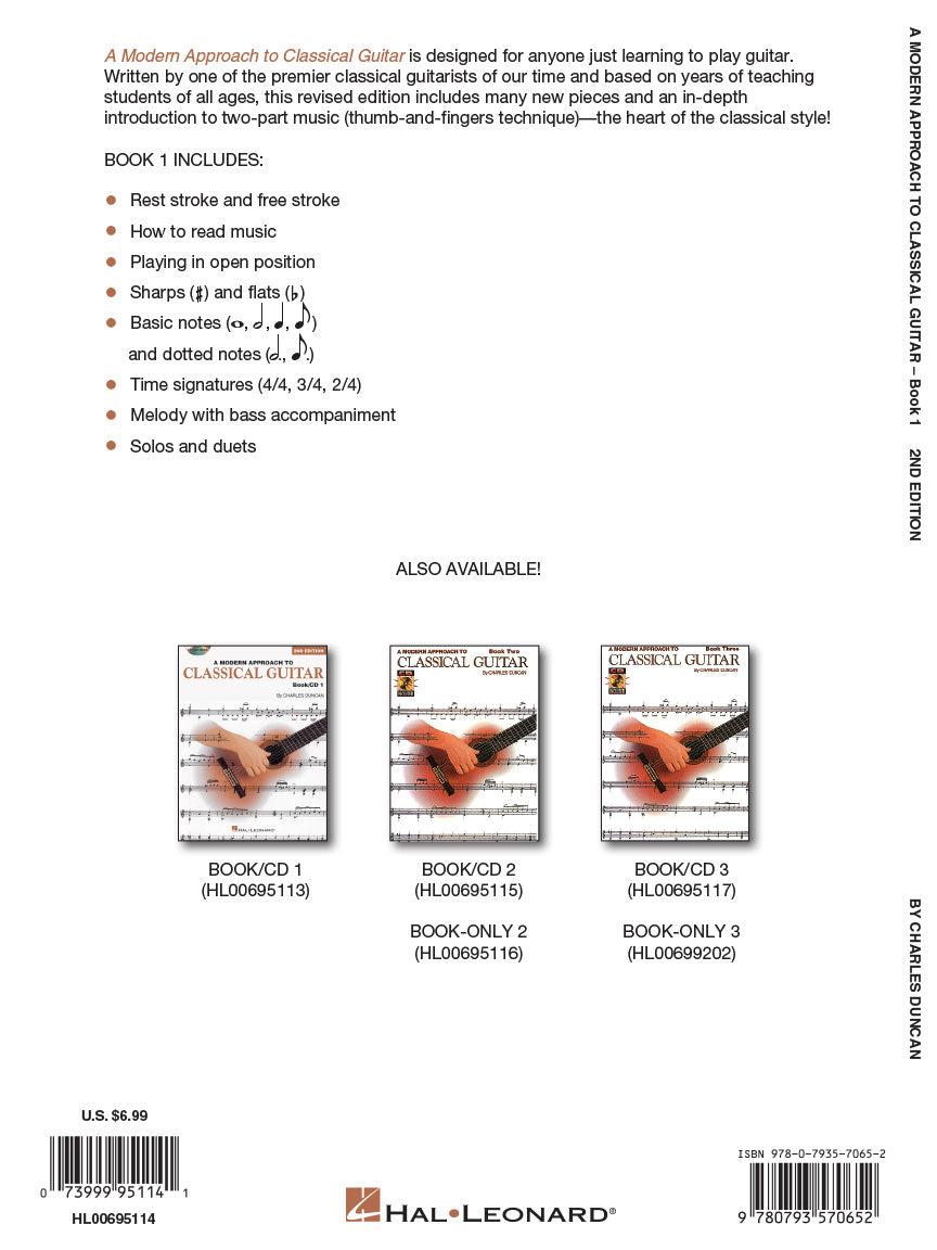 Modern Approach to Classical Guitar - Book 1