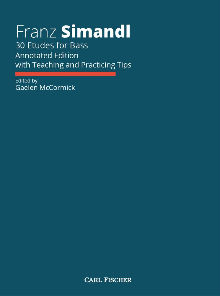 Simandl: 30 Etudes for Bass (Annotated Edition)