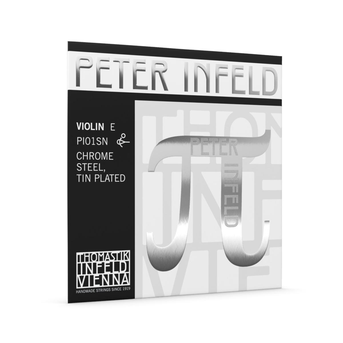 Violin String E Peter Infeld Carbon Steel Tin Plated Ball/Loop