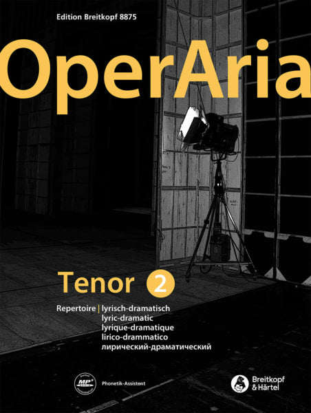 OperAria Tenor Volume 2 - Lyric-Dramatic (Breitkopf)