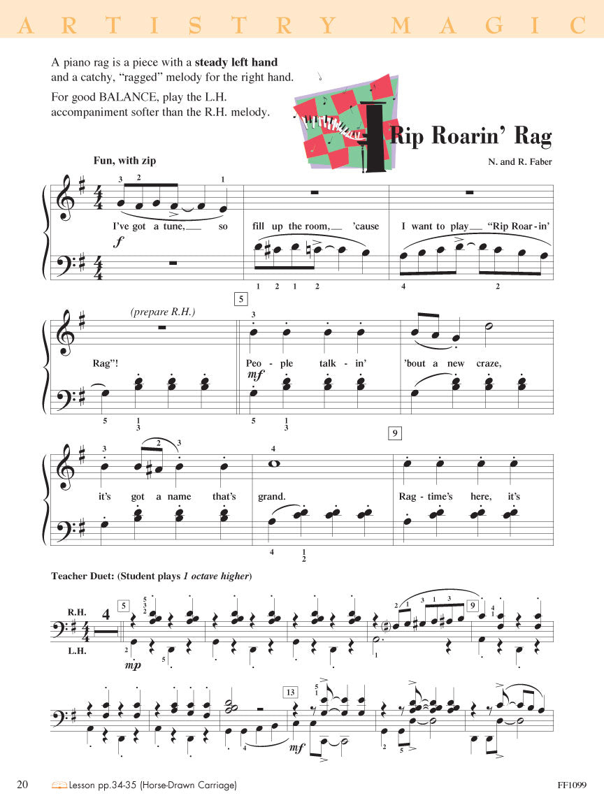 Faber Piano Adventures - Technique and Artistry Book Level 2B