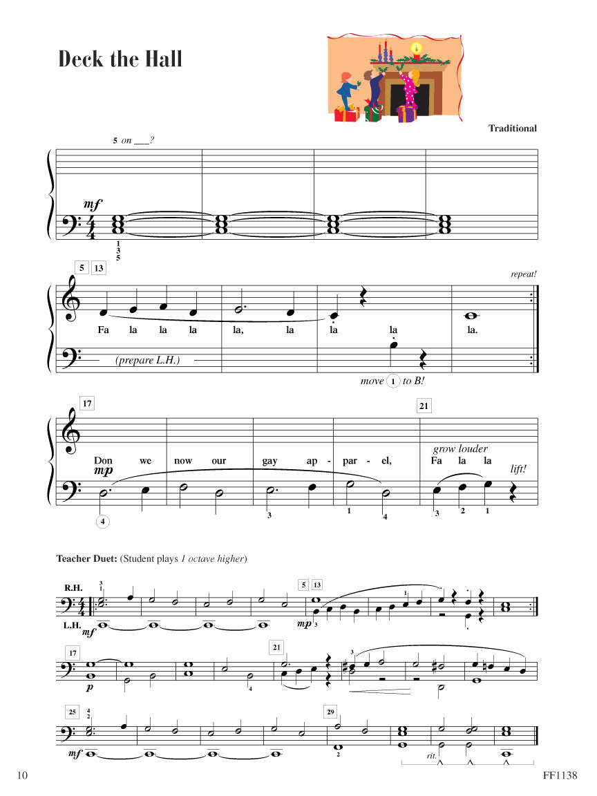 Faber Piano Adventures Christmas Book - Level 1