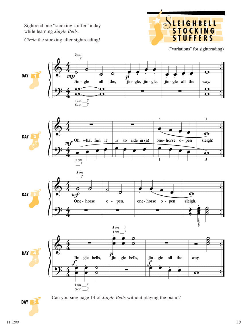 Faber Accelerated Piano Adventures Christmas Book 1