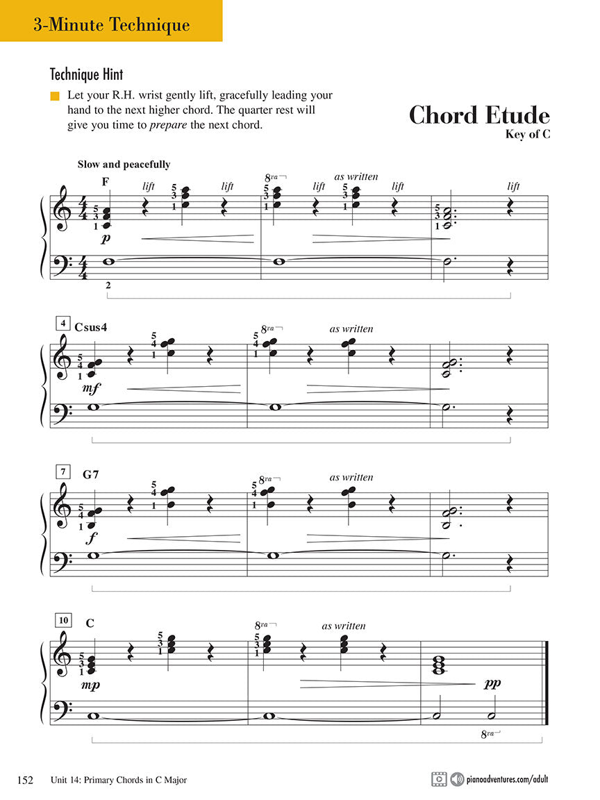 Faber Adult Piano Adventures All-in-One Piano Course Book 1 (Book with online media)