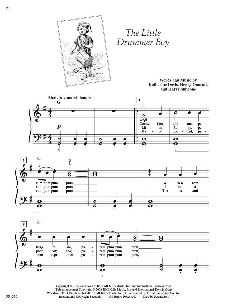 Faber Adult Piano Adventures Christmas - Book 1