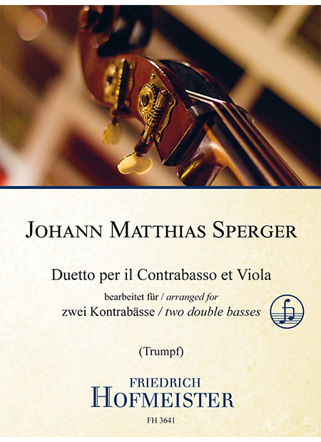 Sperger: Duetto per il Contrabasso - Two Double Basses