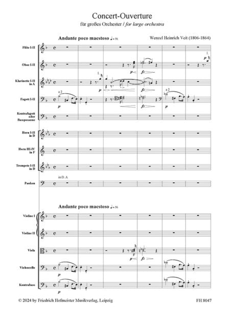 Veit: Concert Overture for Large Orchestra, Op. 17 (Full Score)