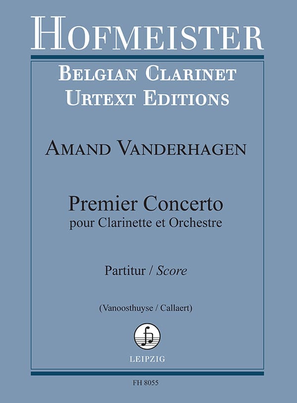 Vanderhagen: Premier Concerto for Clarinet and Orchestra - Full Score