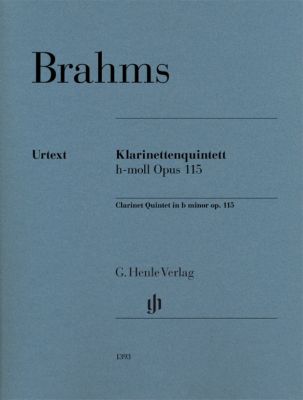 Brahms Clarinet Quintet in B Minor, Op. 115 for Clarinet, 2 Violins, Viola, and Cello Parts