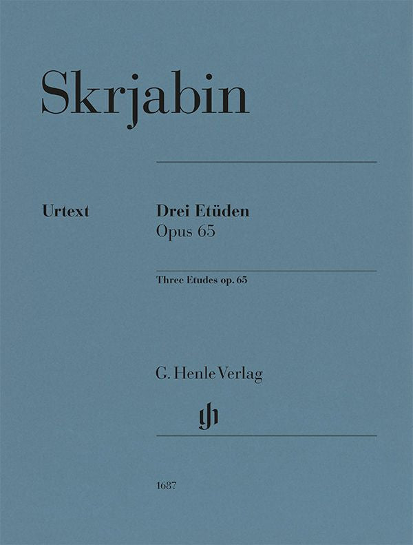 Scriabin: Three Etudes Op. 65 Piano Solo