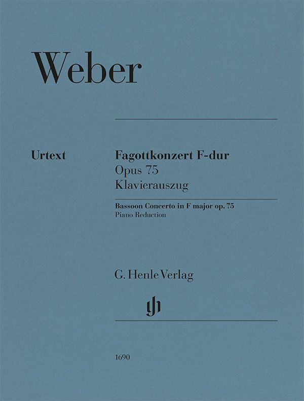 Weber: Bassoon Concerto F Major Op. 75 Bassoon and Piano