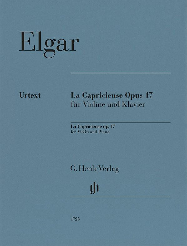 Elgar: La Capricieuse Op. 17 Violin and Piano