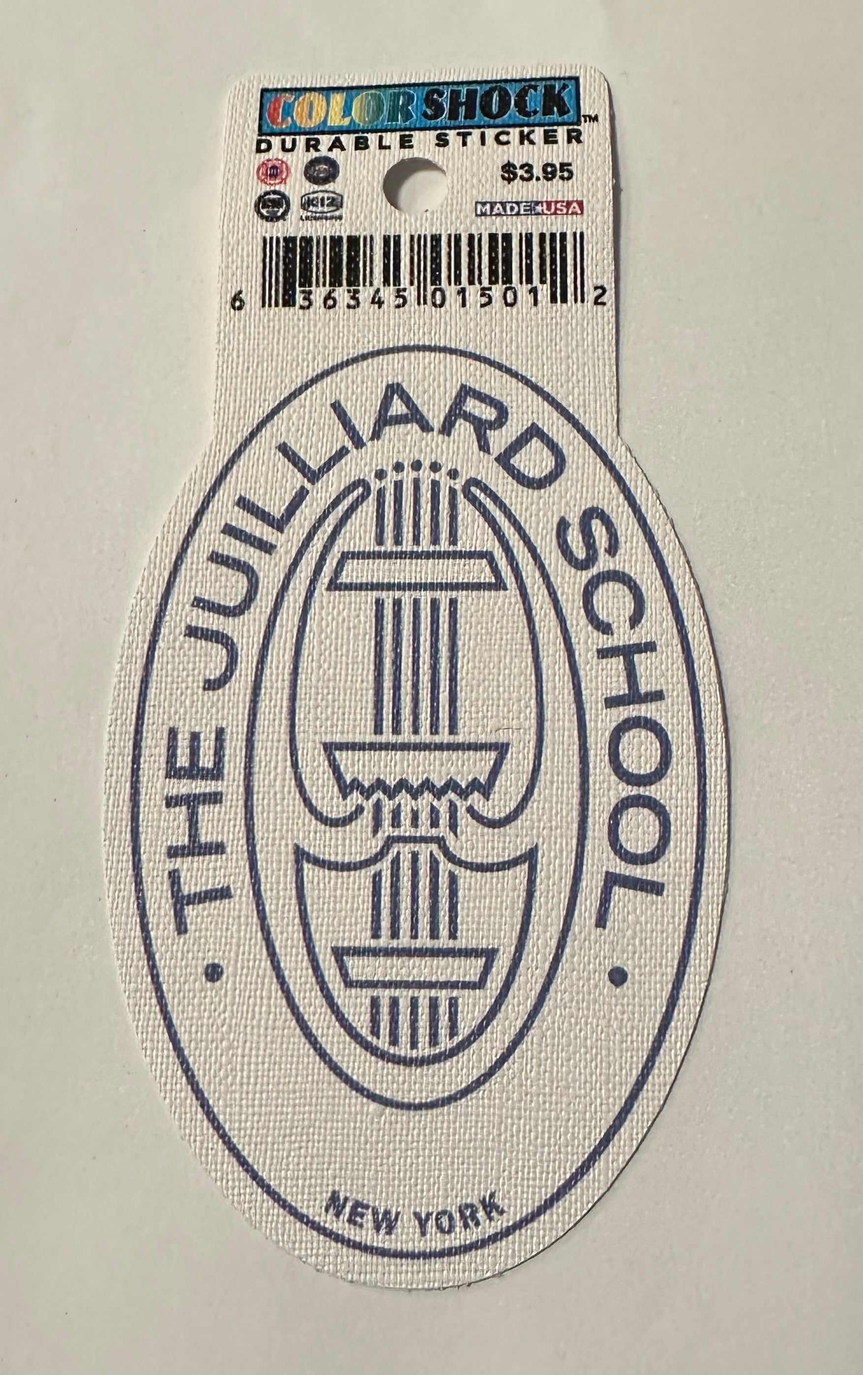 Decal: Juilliard Durable Seal Sticker