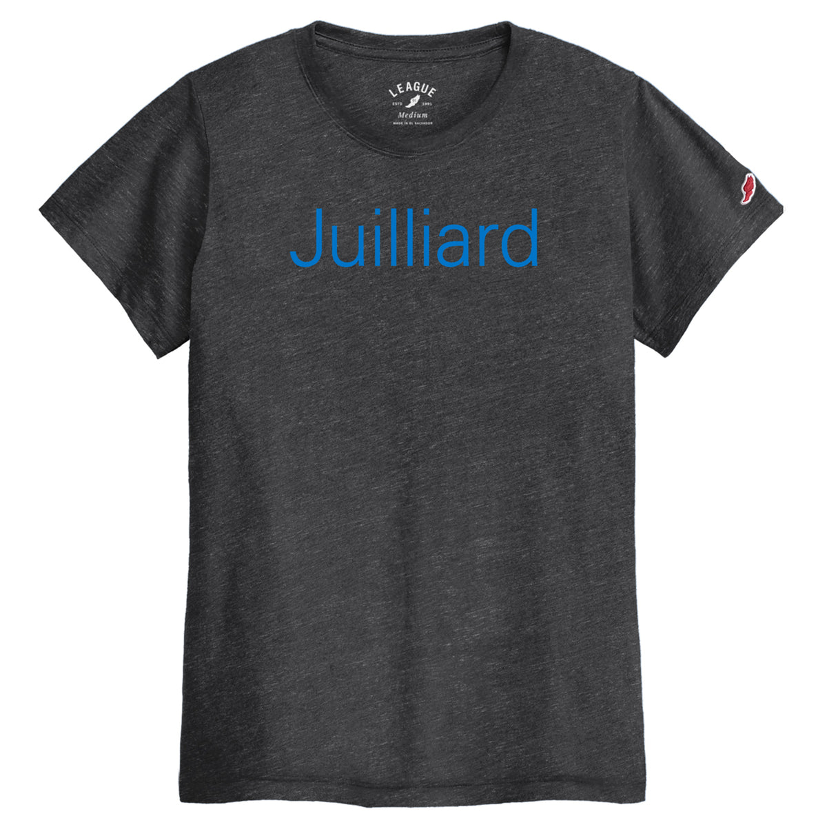 T-shirt: Juilliard Intramural universal font (ladies cut) (Earth friendly)