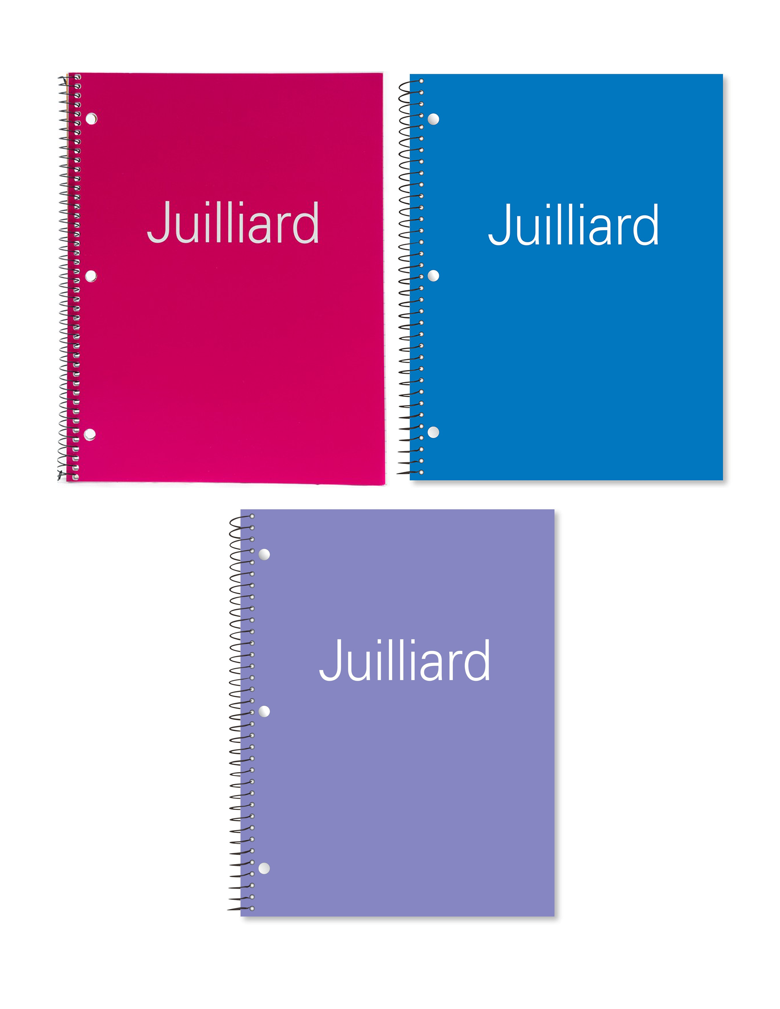 Clearance Notebook: Juilliard College Ruled Notebook (Damaged: slight flaws on covers)