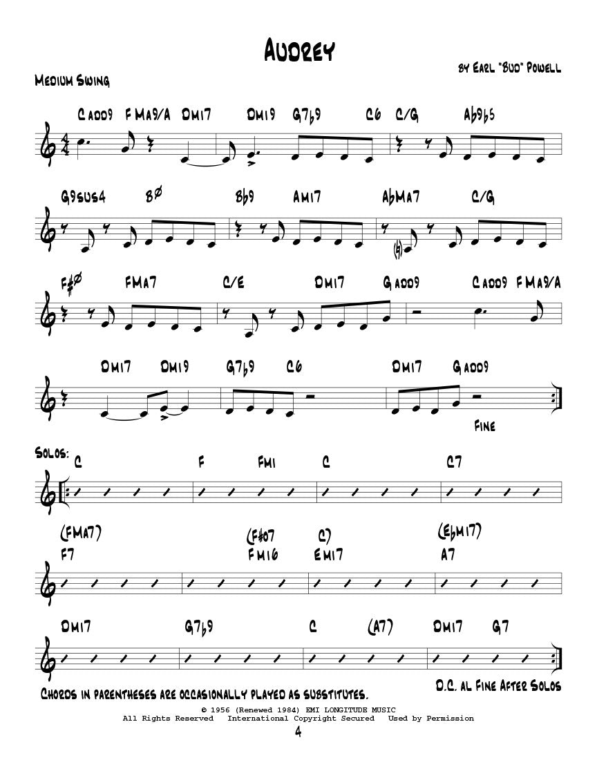 Powell Bud Powell Real Book C Instruments