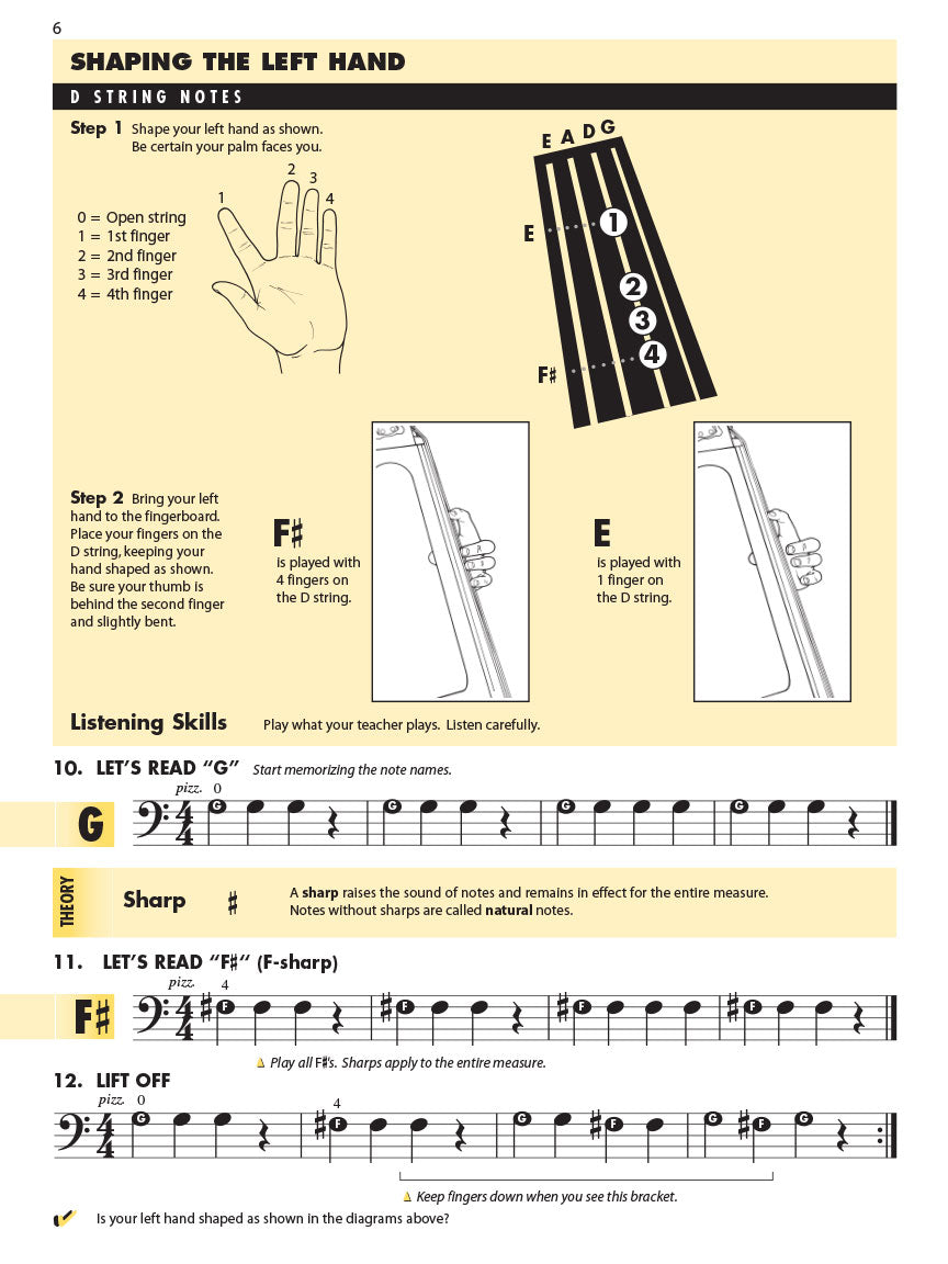 Double Bass Essential Elements for Strings – Book 1 with EEi
