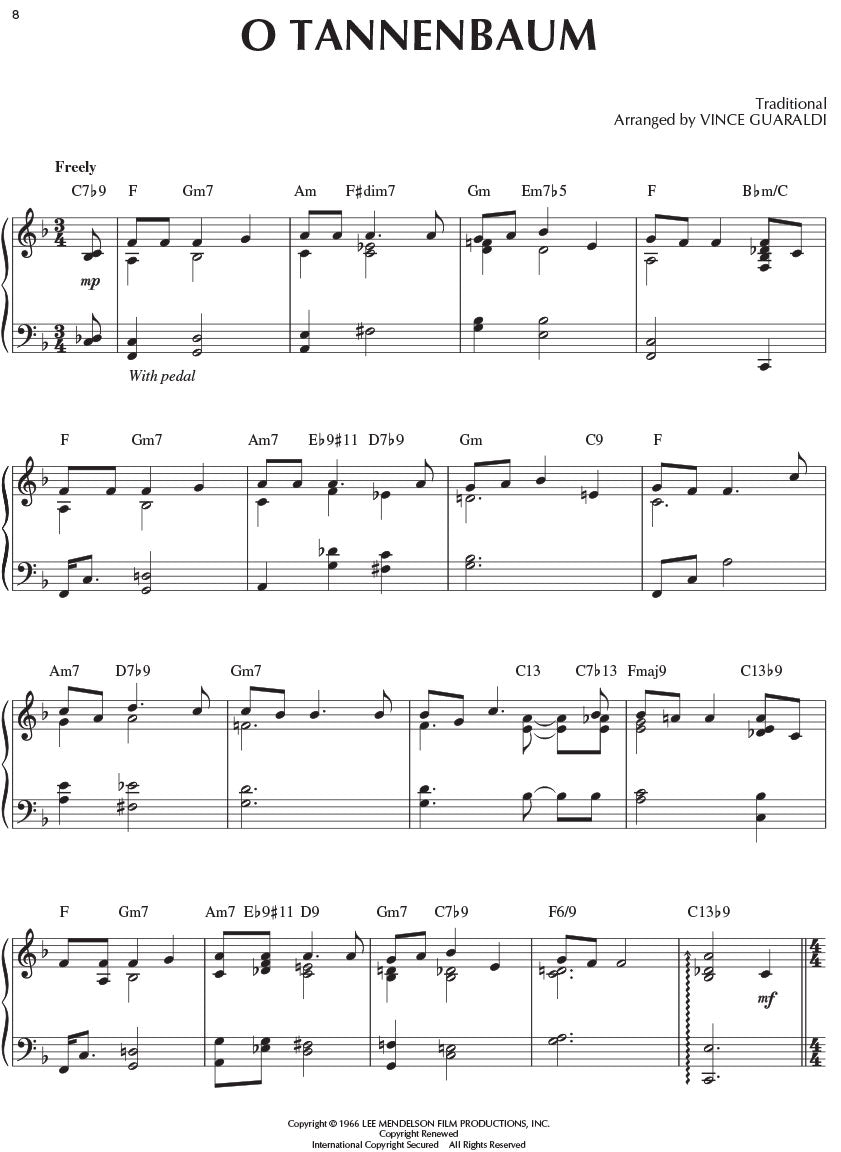 Guaraldi Charlie Brown Christmas, A - Piano Solo