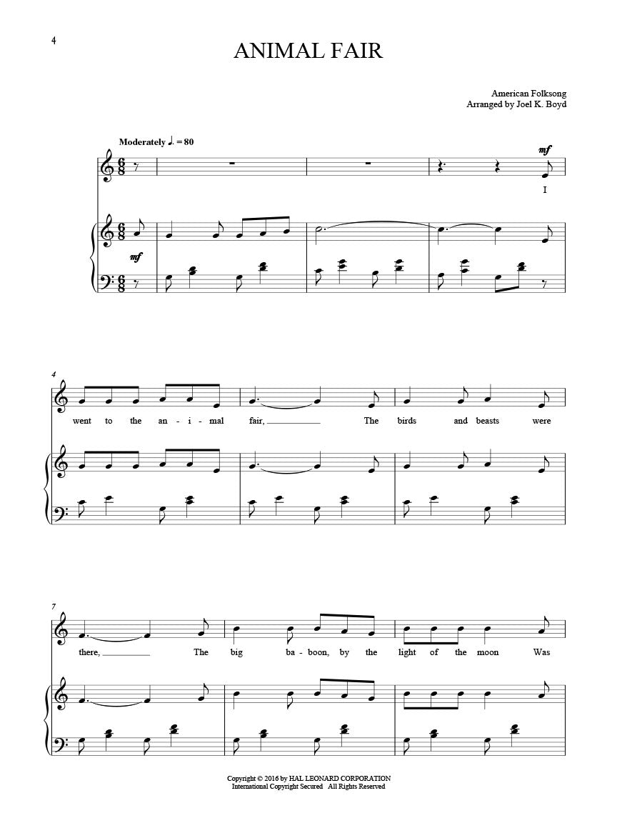 25 Folksong Solos for Children - Vocal/Piano