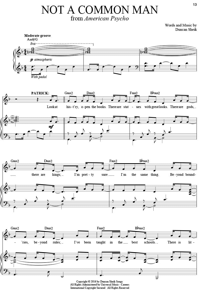 Contemporary Theatre Songs - Baritone