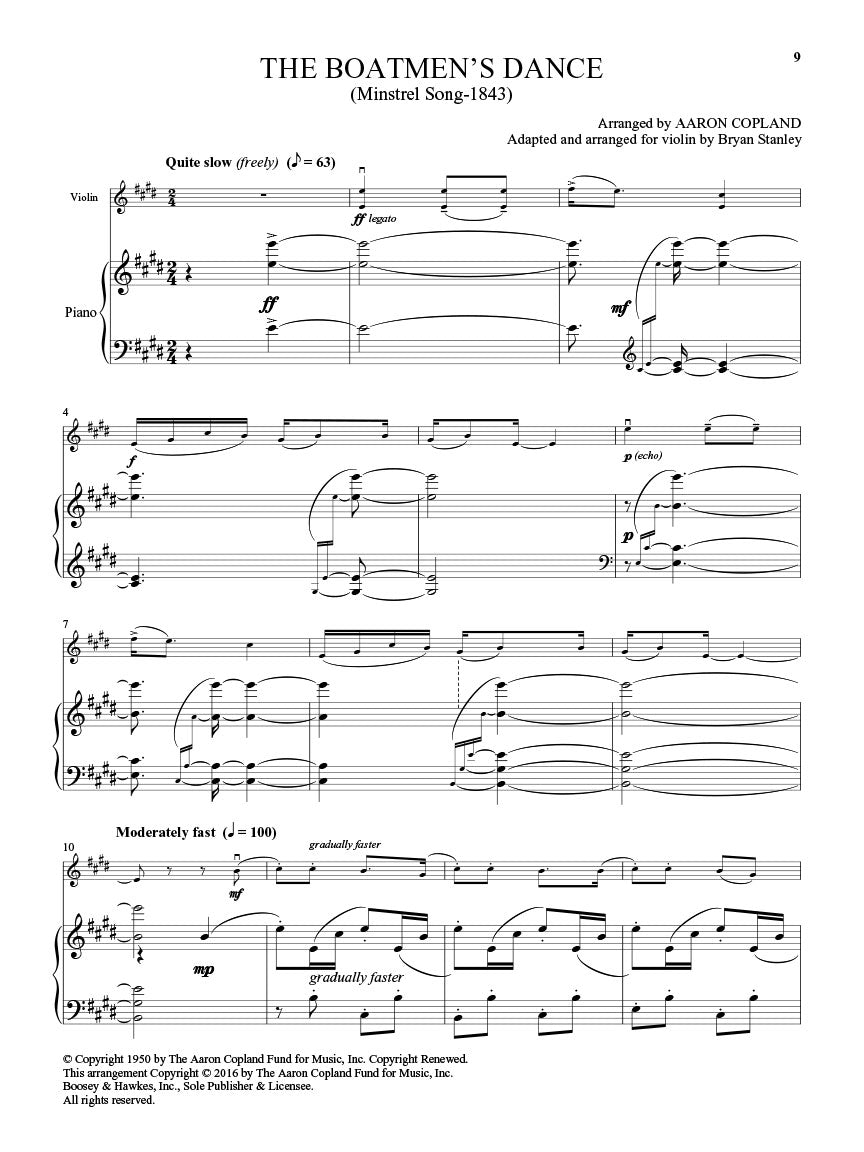 Copland: Old American Songs - Violin