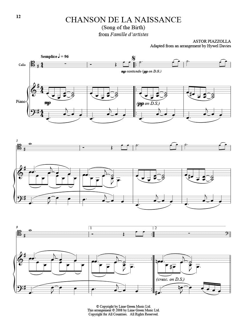 Piazzolla, Astor - Tangos for Cello and Piano