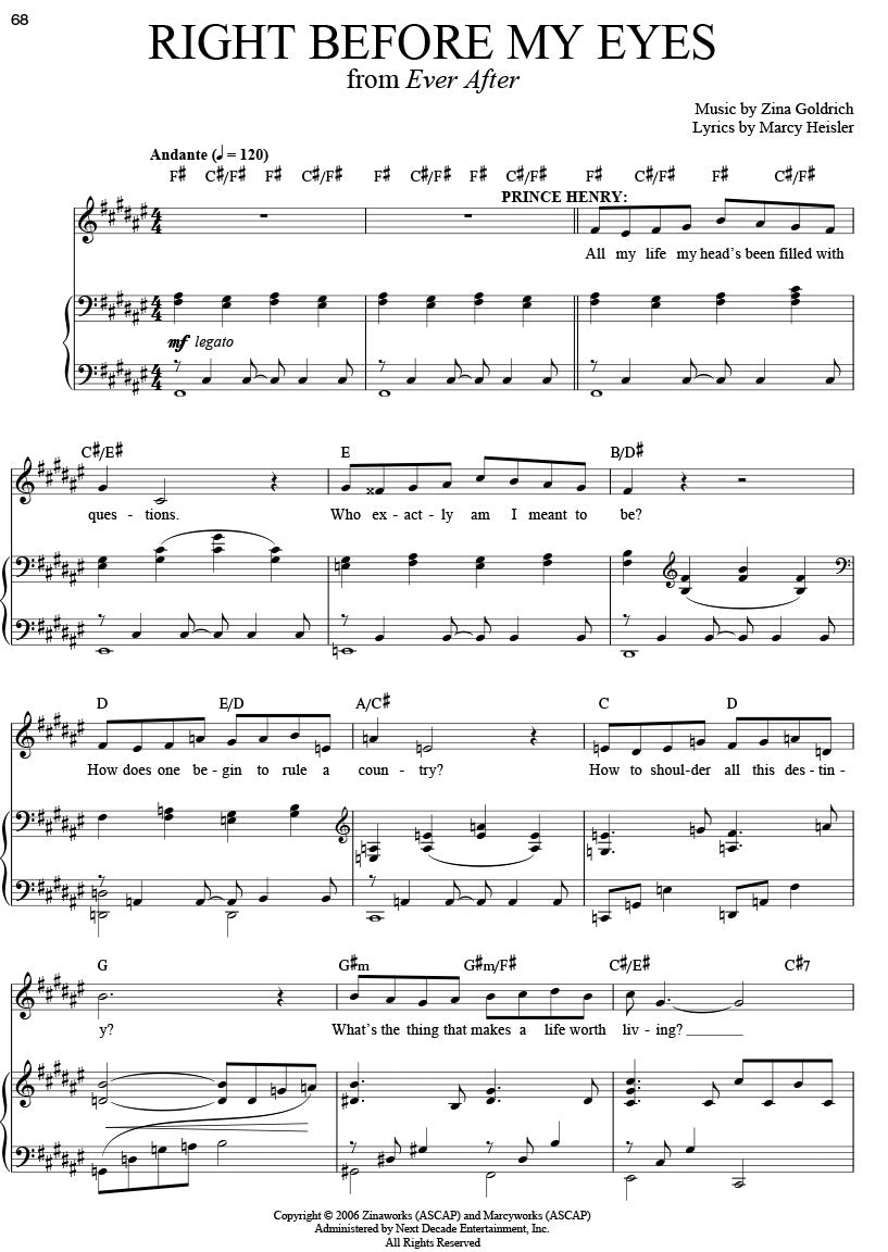 Contemporary Theatre Songs - Tenor