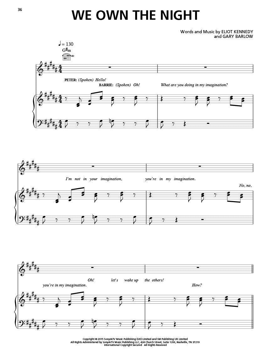 Finding Neverland Vocal Selections
