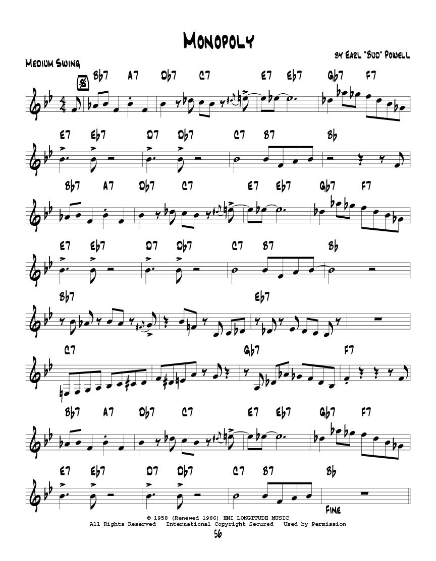 Powell Bud Powell Real Book C Instruments