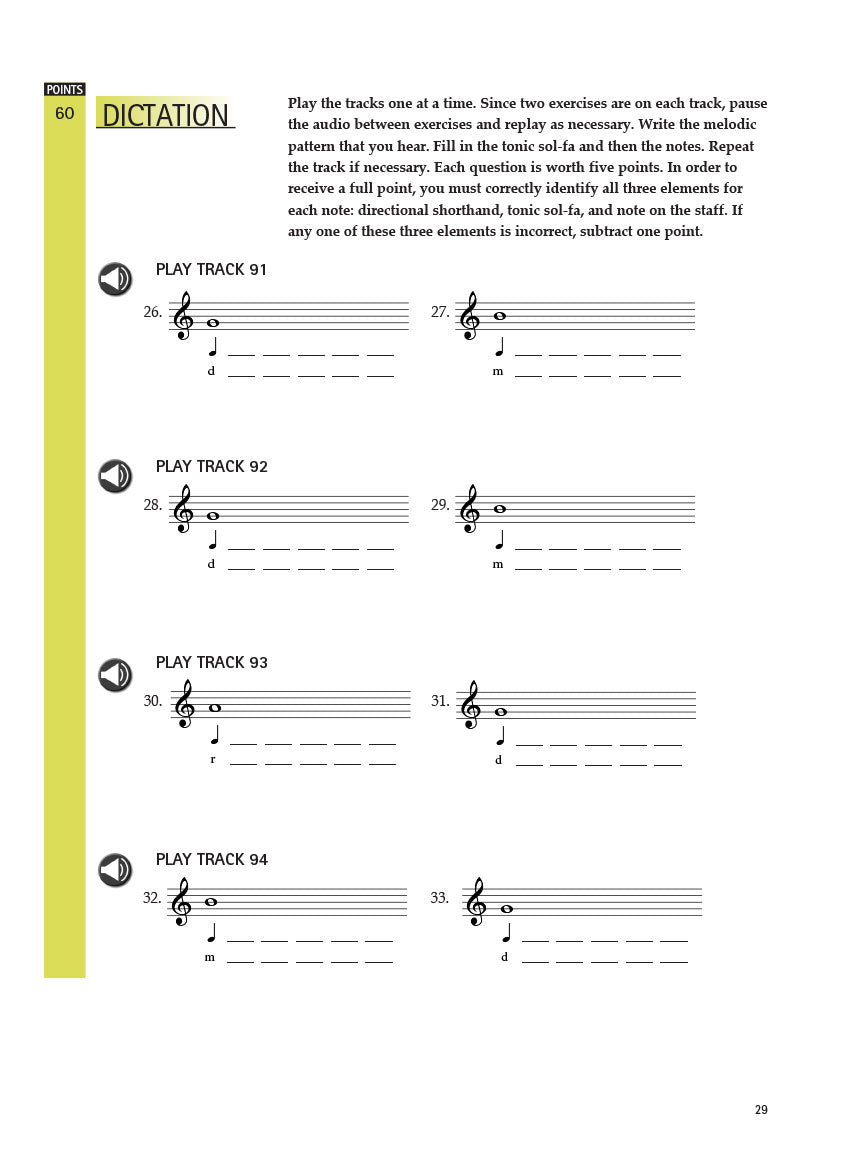 Ear Without Fear Volume 1 Comprehensive Ear-Training Exercises for Musicians