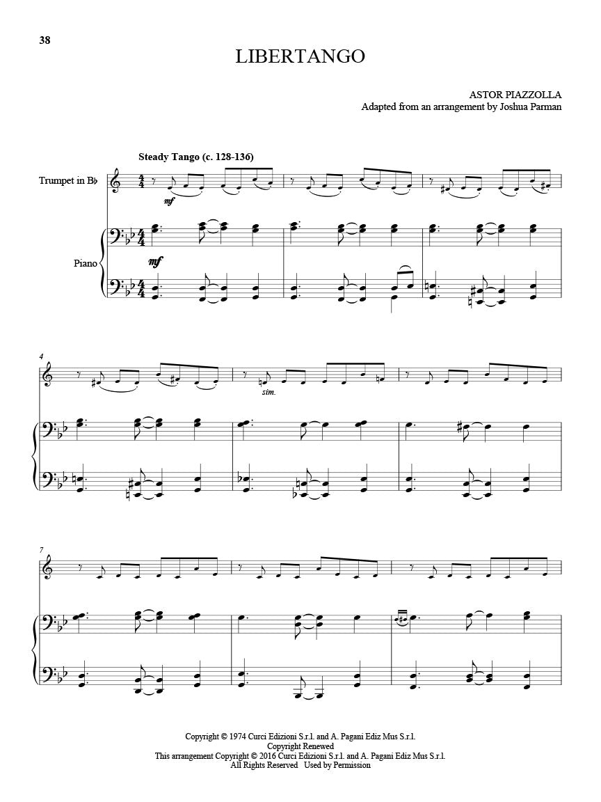 Piazzolla, Astor - 25 Tangos for Trumpet and Piano