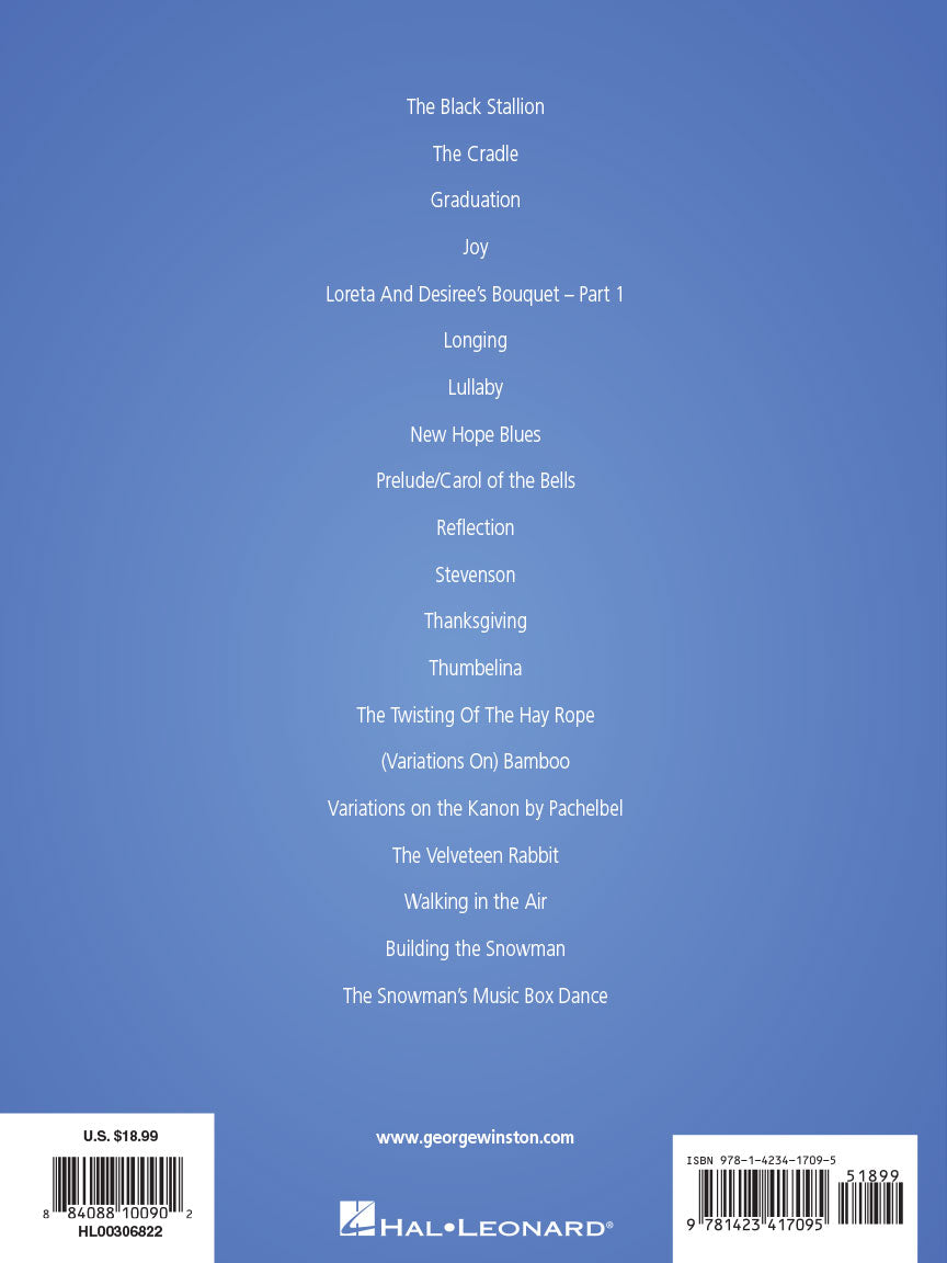 Winston, George - Piano Solos