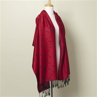 Scarf: Pashmina - Various Colors with Treble Clefs