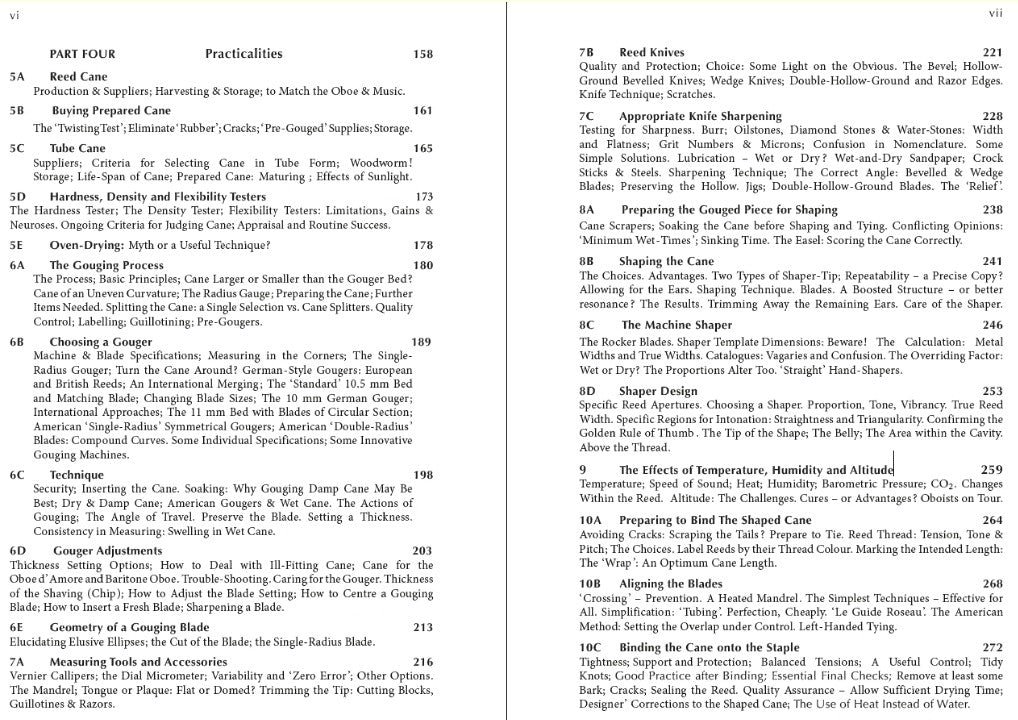 Understanding the Oboe Reed