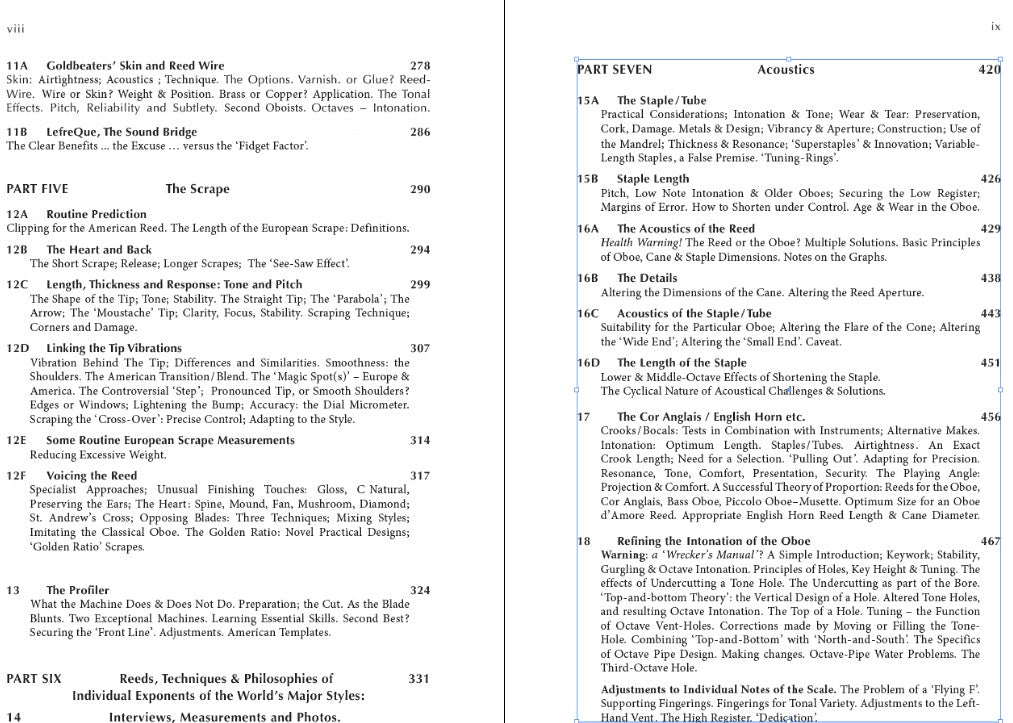 Understanding the Oboe Reed