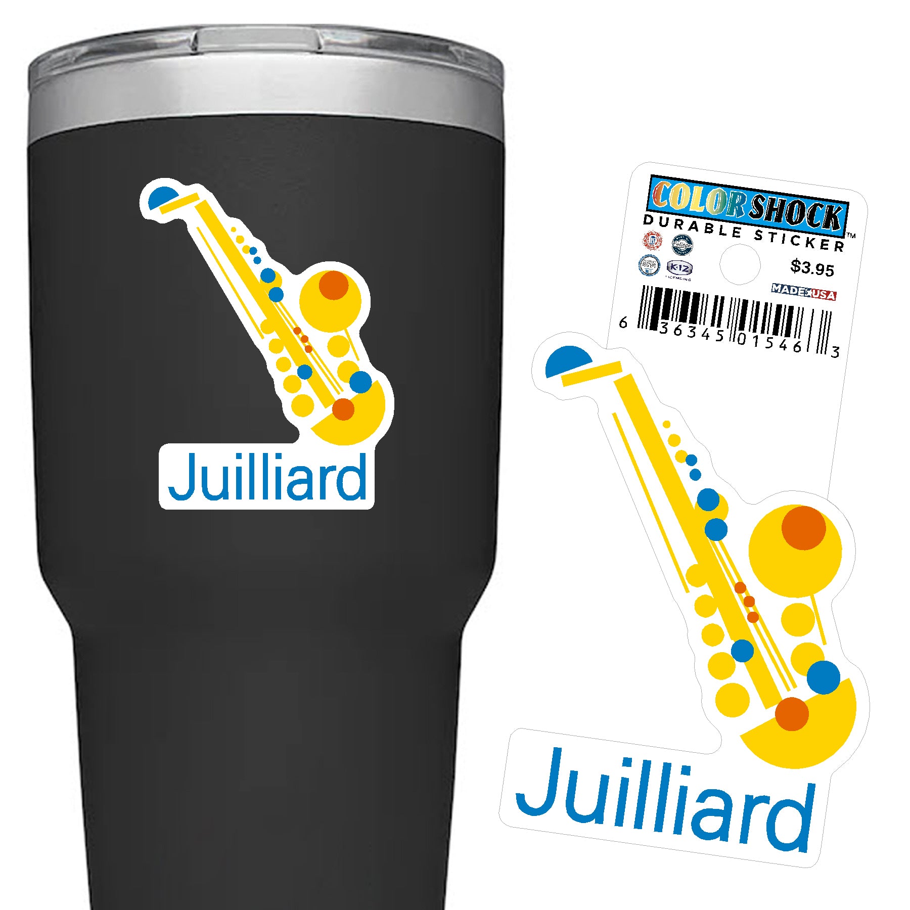 Decal: Juilliard Durable Sticker Icons