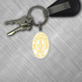 Keychain: Juilliard Seal acrylic (various colors)