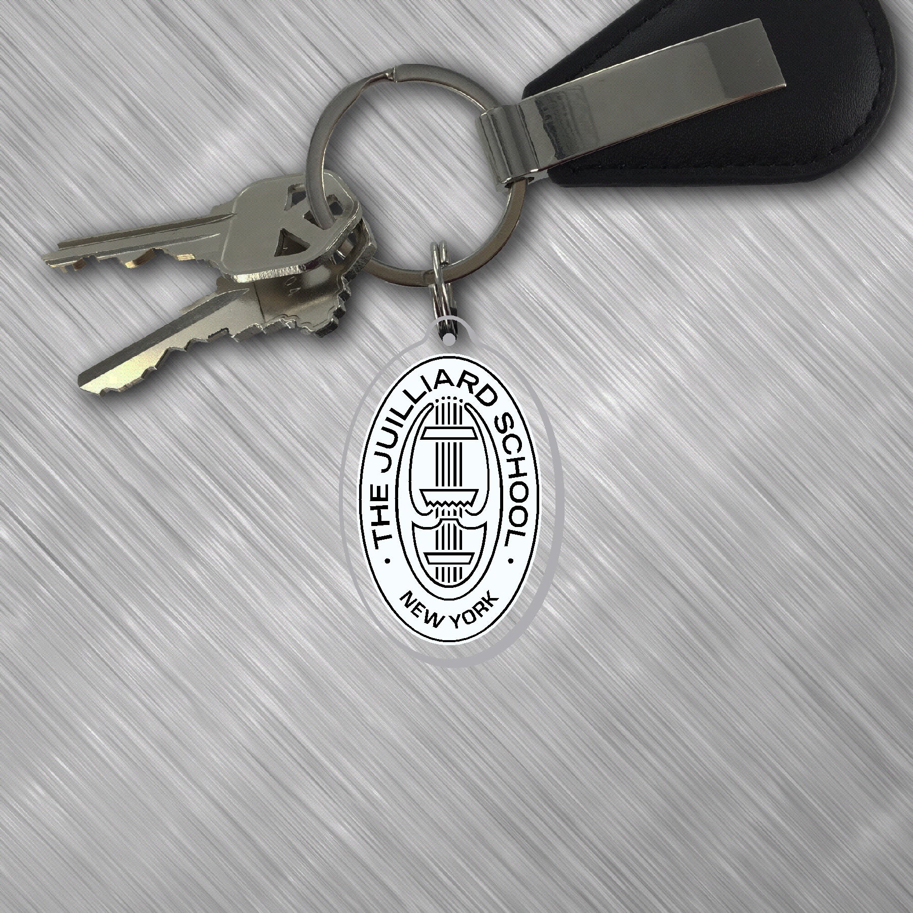 Keychain: Juilliard Seal acrylic (various colors)
