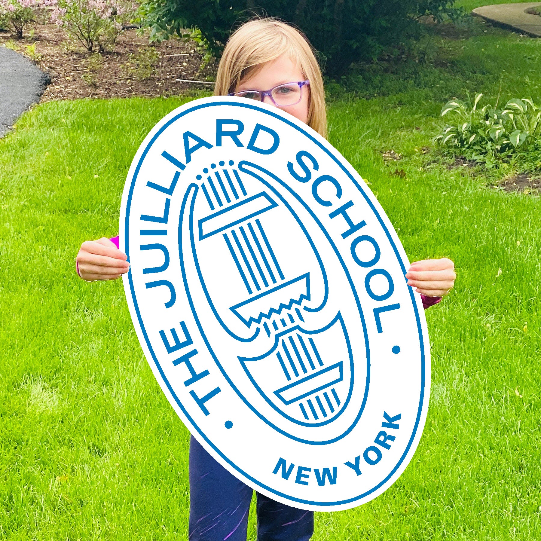Lawn Sign: Juilliard Seal