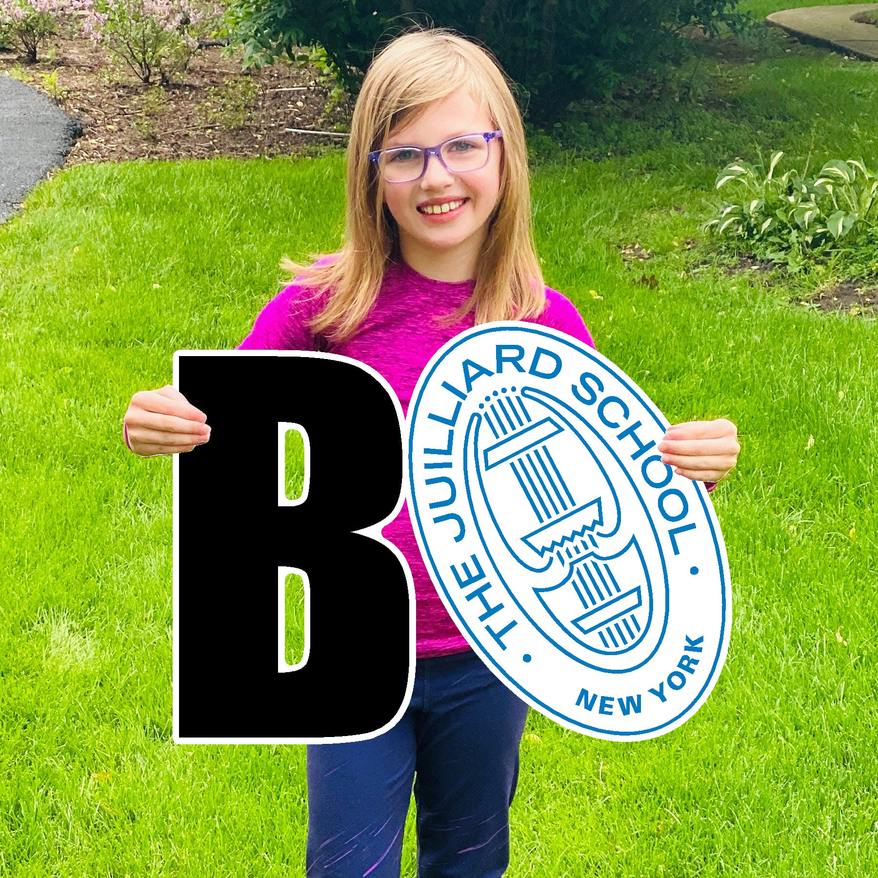 Lawn Sign: Juilliard Seal + BOUND!