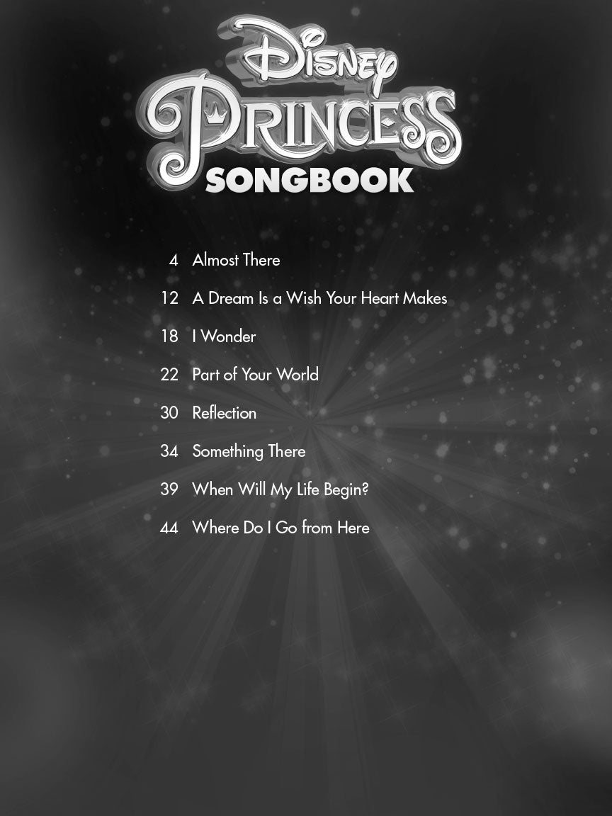 Disney Princess Songbook - Singer's Edition