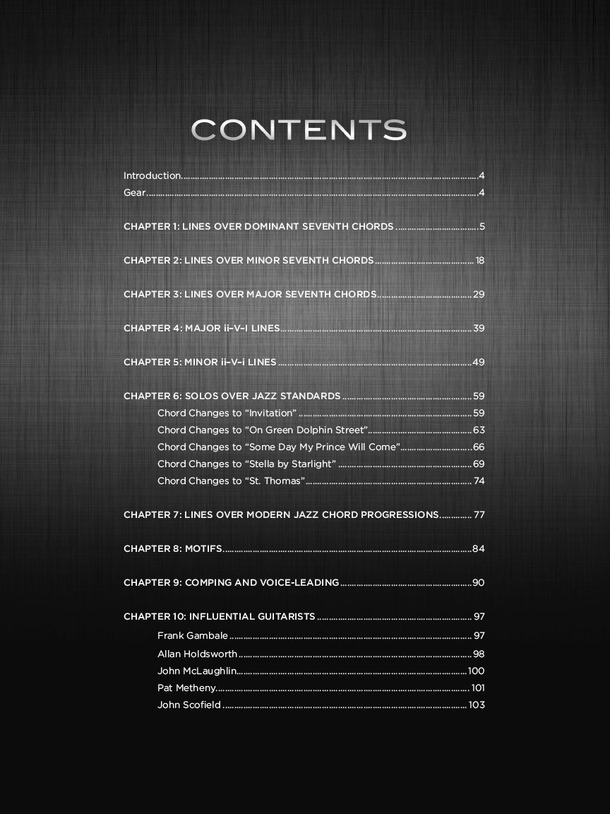 Modern Jazz & Fusion Guitar