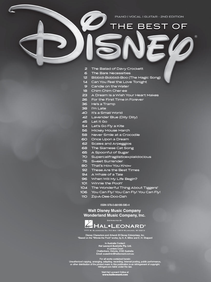 Best of Disney, The - P/V/G