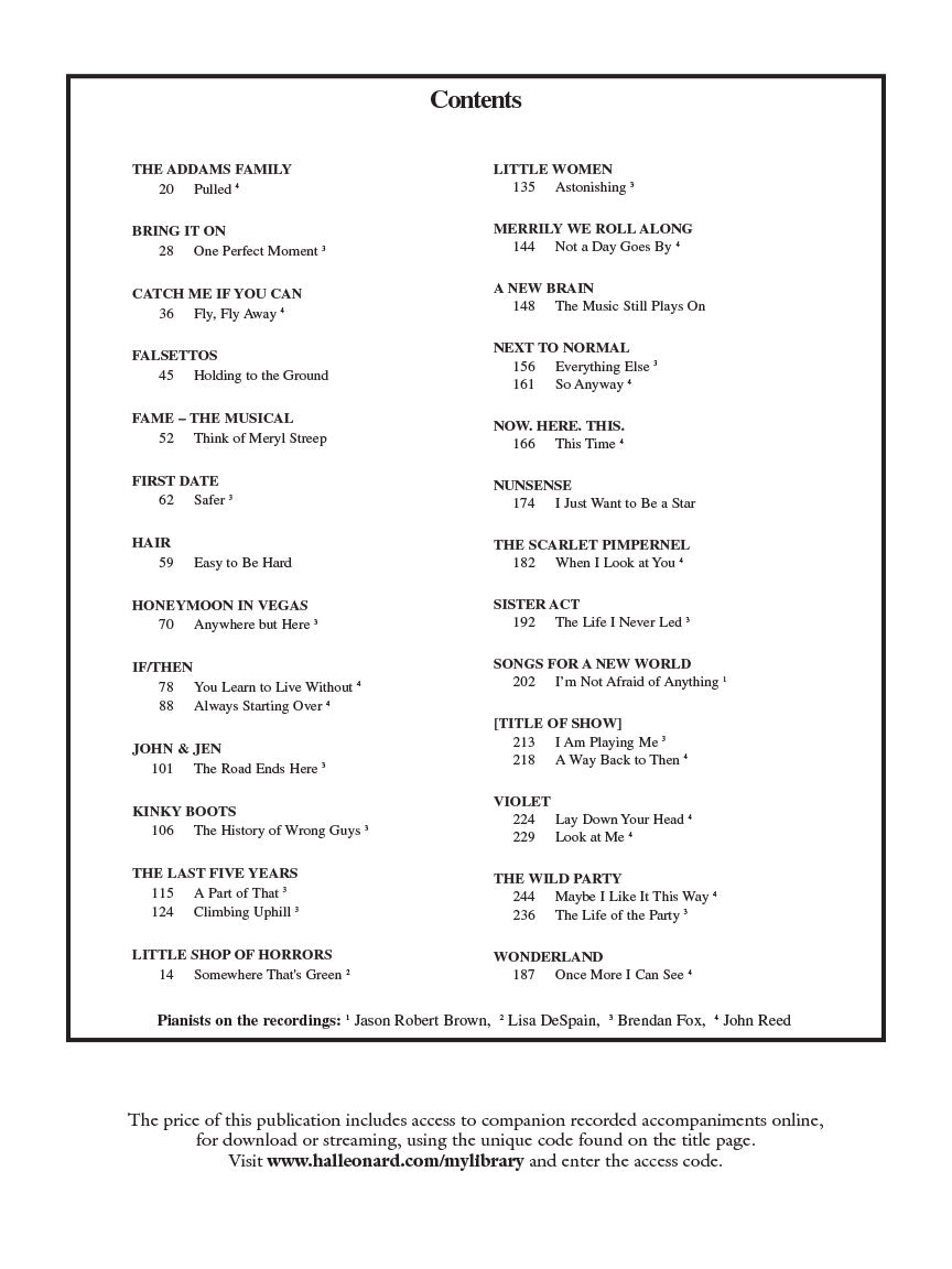 Singer's Musical Theatre Anthology