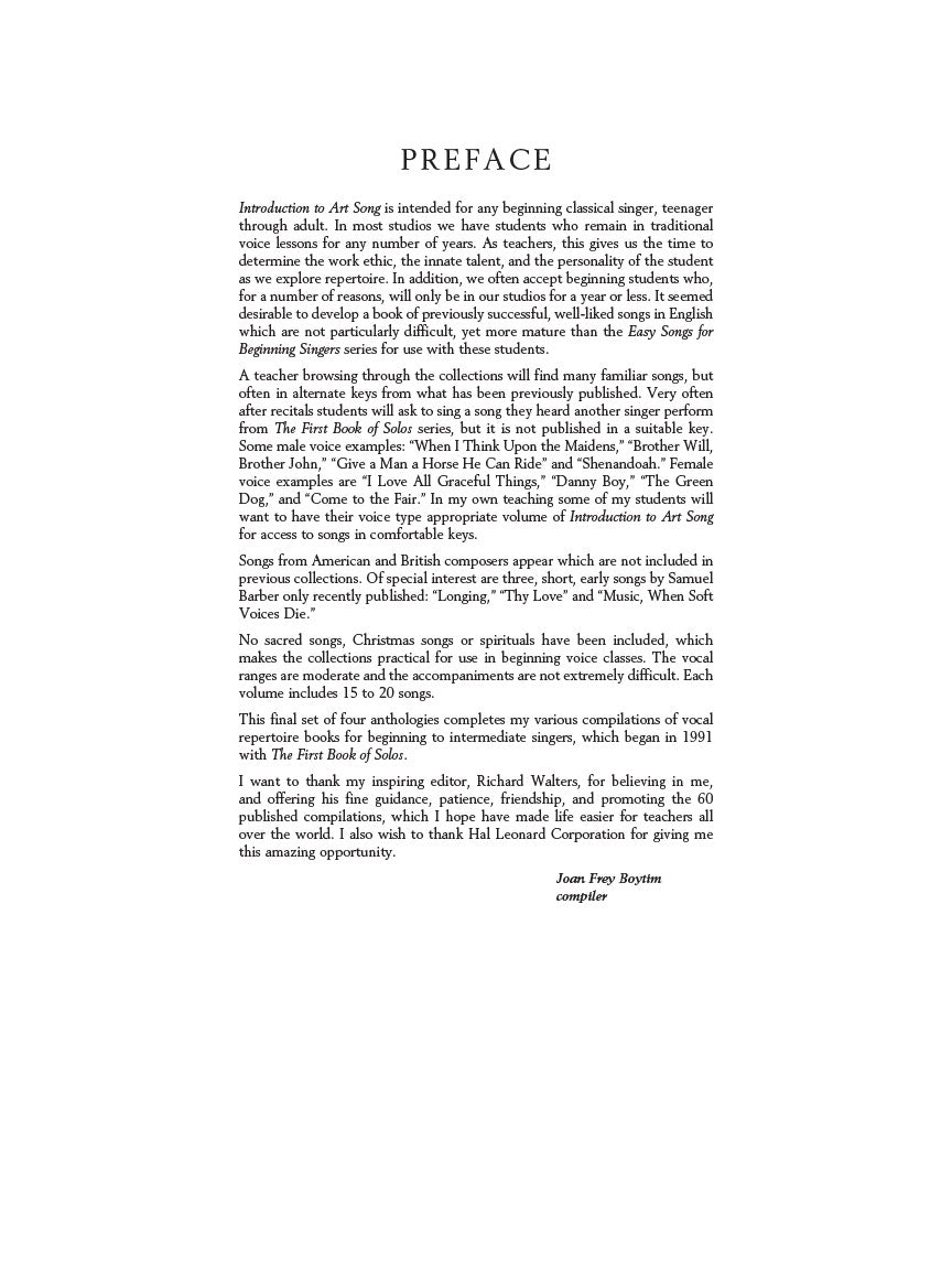 Introduction to Art Song for Soprano - With Recorded Piano Accompaniments